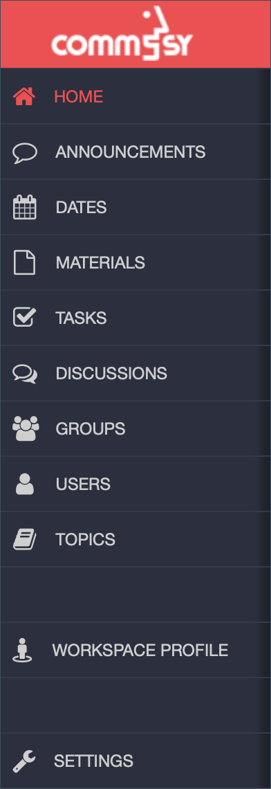 Screenshot: Rubrics list
